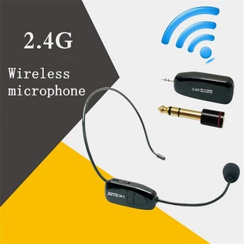 2.4 G Wireless Microfon Discurs Cască Megafon Radio Microfon Pentru Difuzorul De Predare Întâlnire Ghid Turistic Microfones