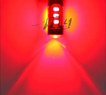 2 buc 3156 3157 5730 led de Mare Putere LED-uri Chihlimbar Galben de Semnalizare Alb P27W T25 masina becuri Roșii P27/7W Mașină de Sursa de Lumină lampă de 12v