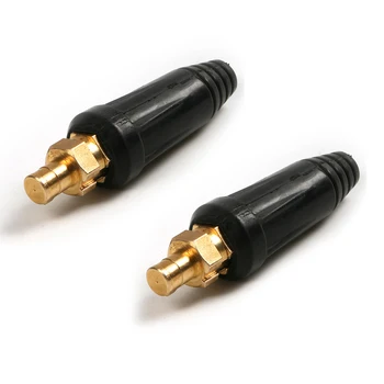 2 buc DKJ35-50 Sudor Montaj Rapid de sex Masculin Cablu Conector Plug-in Aparat de Sudura
