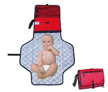 2 în 1 Copil Portabil Scutece Saltea Baby Saltea pentru înfășat Capac Nou-Născut Impermeabil Schimbarea Pad Copil Scutec Sac de Depozitare 95*30 CM