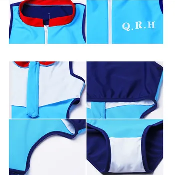 2016 Fete de Sport costume de Baie dintr-o bucata, costume de baie, pentru Copii Albastru, Roz Costum de baie de Calitate Fete de Costume de baie pentru Copii de Înot Haine