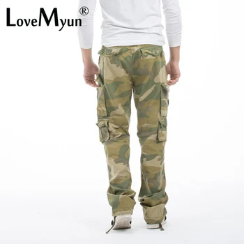 2017 Brand De Oameni Armata Haine De Camuflaj De Marfă Pantaloni Casual Sex Masculin Om Pantalon Homme Militare Personalitate Pantaloni Stil