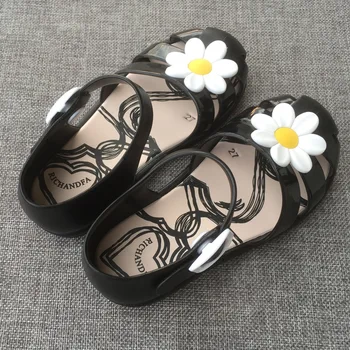 2017 nou Baotou Jeleu rece papuci copii de agrement non-alunecare de flori cool sandale printesa parfumat pantofi