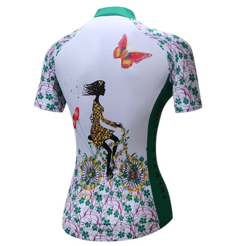2017 TELEYI Biciclete MTB Jersey pentru Femei Pro Ciclism Îmbrăcăminte de Biciclete Tricouri Top Fete Purta Tricou Butterfly de Echitatie biciclete Sacou