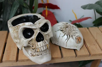 2018 Europene craniu scrumieră mare de moda acoperă cu personalitate creatoare rășină scrumiera living decoratiuni cadouri