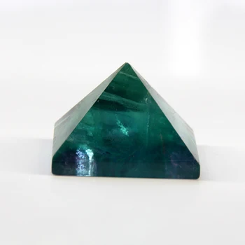 2018 Naturale piramida de cristal violet fluorit punct chlorophane piramida margele pandantiv coliere 32mm*32mm livrare gratuita en-gros