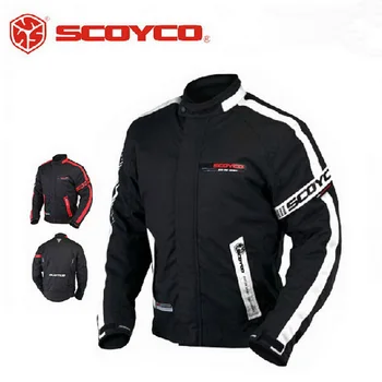 2018 Nou Cavaler echipamente SCOYCO Curse de Motociclete Jacheta windproof de protecție de siguranță motocicleta jachete de Oxford pânză, nailon