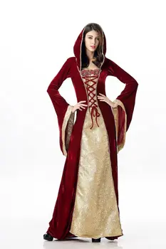 2018 Nou Rosu Sexy Femeie Costume De Halloween Pentru Adulti Little Red Riding Hood Cosplay, Costume De Bal Mascat Joc De Rol Disfraces