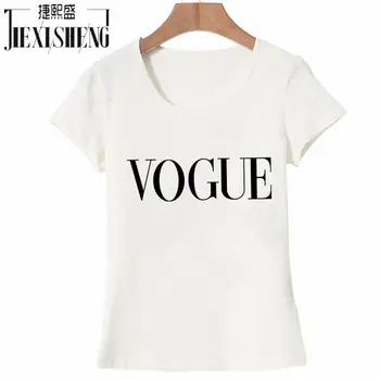 2018 Stil de Moda de Vara Tricou Harajuku Tumblr VOGUE Scrisoarea imprimate tricou femei Topuri Blusa