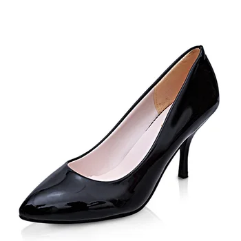 2018 Super High Femei Pantofi Subliniat Toe Pompe de Brevete din Piele Rochie Pantofi cu Tocuri Înalte, Pantofi cu Barca Pantofi de Nunta Zapatos Mujer 8cm