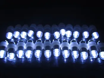 20buc*LED-uri Albe Balon Lumini de felinar de hârtie Balon Lumina alb Cald MINI Led-uri Lămpi PENTRU petrecerea de nunta decor