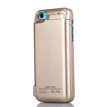 2200mAh Portabile de Urgență Baterie Încărcător de Rezervă Caz Pentru Iphone ip 5 5S 5c iPhone5 Externă de 2200 mah Power Bank Acoperi Caz