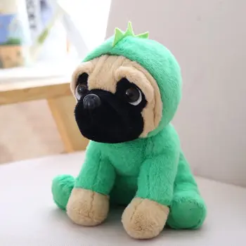 22cm Pluș Drăguț Câine Jucării Simulare Pug papusa de Desene animate jucărie Moale Animal de Pluș Păpuși pentru Copii Păpuși de Pluș Cadouri Pentru Copii
