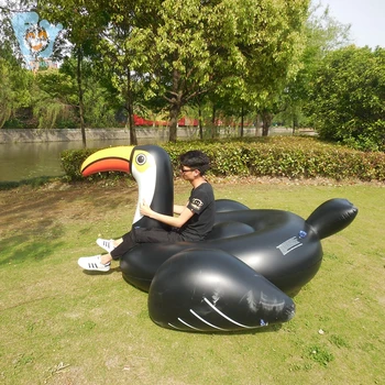 240cm 94inches Gonflabil Gigant Toucan Înot Float Gonflabile Plimbare-pe Pluta Piscină Uriașă Plutește Jucării de Apă