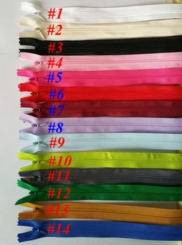 28pcs /lot ( se pot alege culorile ) 3# Nailon Fermoar Lungime 50cm Portofel Geanta Croitor Instrumente de Cusut Ambarcațiuni DIY cu Fermoar