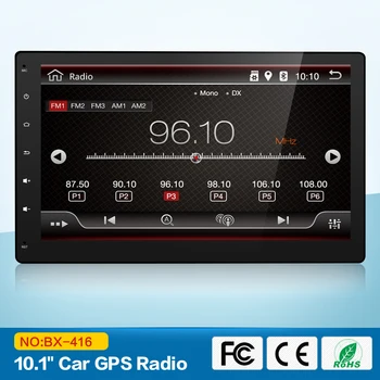 2G+32G Quad cu 4 nuclee 2 Din Android 6.0 Masina DVD Player 10.1 Inch 1024*600 HD, Mașină de Navigare GPS Capul Unitate Radio Stereo
