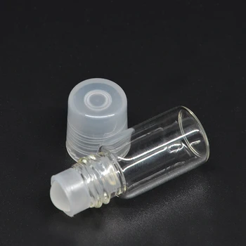 2ml (100Pieces/Lot) ping Amber Rola Pe Sticla Cu Inox Role de Oțel și capac din Plastic