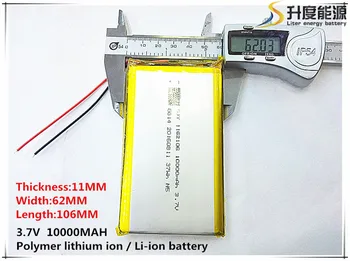 3.7 V,10000mAH,[1162106] PLIB ( polimer litiu-ion baterie ) Li-ion baterie pentru tableta pc,GPS,mp3,mp4,telefon mobil,vorbitor