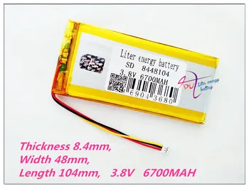 3 fir 8448104 3.8 V 6700MAH (polimer acumulator litiu-ion) baterii Reîncărcabile Li-ion baterie pentru tableta pc