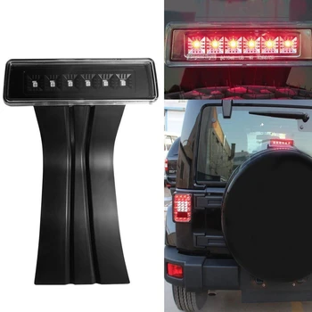 3 LED-uri de Înlocuire Lumină de Frână Pentru 07-16 Jeep Wrangler JK Negru, cu Obiectiv clar
