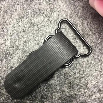 (300 buc/lot) 20mm culoare Negru Metal+Plastic Jartiera Clipuri Detașabil cataramă Accesorii de Îmbrăcăminte Ciorapi clip