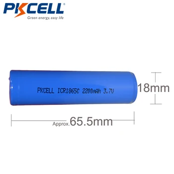30pcs PKCELL 18650 Baterie Litiu-ion de 3.7 V 2200mAh ICR18650 Acumulatori Pentru Lanterna Far