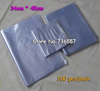 34*45cm Moale Transparent suflare PVC Căldură Termocontractibile Saci de Folie Shrink Wrap Cosmetice de Ambalare Folie Materiale Pungă de Plastic