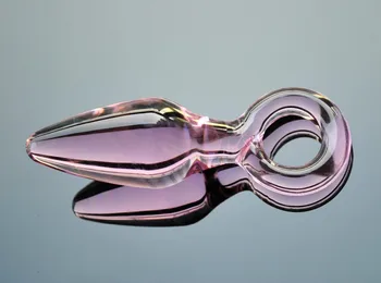 38mm Roz sticlă pyrex butt plug șirag de mărgele de cristal analsex penis artificial sex masculin penisului de sex feminin se masturbeaza jucărie sexuală de adult pentru femei, bărbați gay