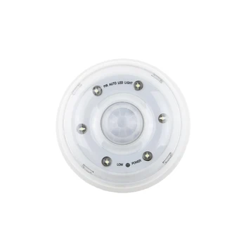 3PCS 6 LED-uri LED-uri fără Fir Infraroșu PIR Auto Senzor de Mișcare Detector de Baterii Ușa de Perete acasă de iluminat Lampa