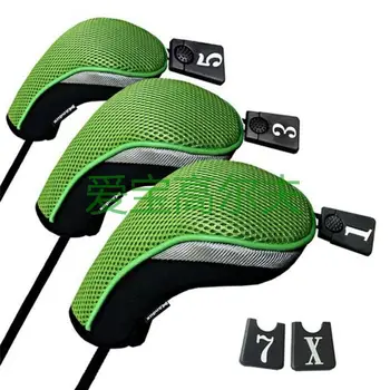 3Pcs/Set Club Capete Acopere Lemn Moale Clubul de Golf Driver Headcovers Professinal Golf Capul Acoperă Proteja Set 5 Culori
