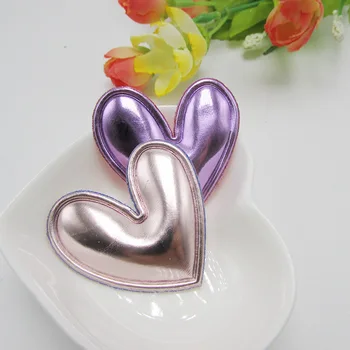 4.8 cm flori series inima,iubire pvc inimile accesorii de par de 50 de bucăți,manual DIY materiale,cadou de nunta folie,50Y50508