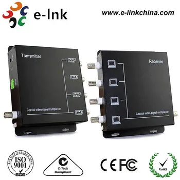 4 Canale video analog multiplexor/Coaxial transmițător video/CCTV multiplexor de coaxial