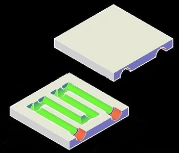 40*40*12mm Apă Bloc Termoelectrice Cooler CPU Chipset Grafic, PLACA RECE, Apă de Răcire CONDUS de Aluminiu racit cu Apa Radiator