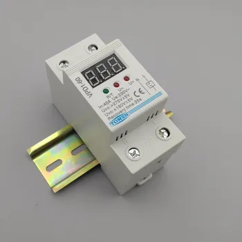 40A 220V reconecta automat peste si sub tensiune protecție dispozitivul de protecție a releului cu un Voltmetru tensiunea de monitor