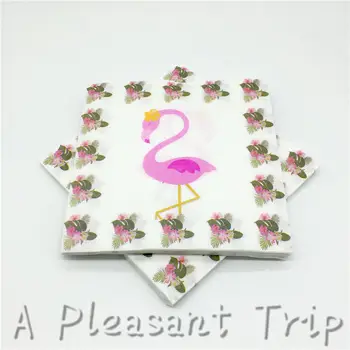 41pcs/lot de Animale Desene animate Flamingo fata de Masa Happy Birthday Party Șervețel de Hârtie Decor Cupa Copil de Dus