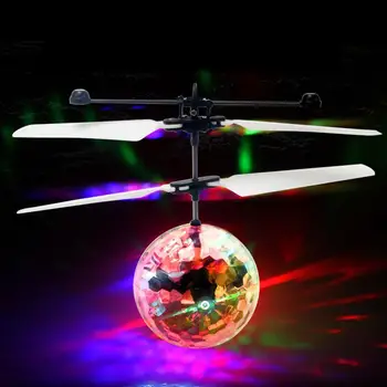 5 Pc-uri Colorate care Zboară Mingea Intermitent LED-ul Infraroșu Inducție Elicopter Disco Magic Etapă Lampa pentru Copil 2 Stiluri de Transport Gratuit