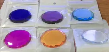 5 piese/Lot Poligon de Cristal Colorate Lipici de Gene titularul alcătuiesc Instrumente lent să se Usuce lipiciul