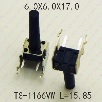 500PCS 6X6 H=14/15/16/17MM Micro Comutator Buton 90Degree Orizontale de Tip Tactic Butonul Comutator de Moment de Tact Reset