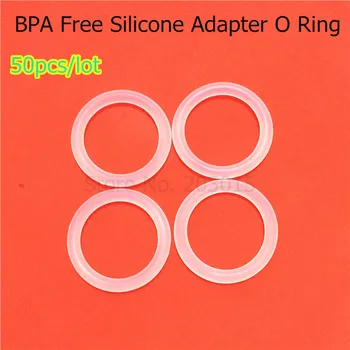 50pcs Clar Transparent BPA Gratuit Silicon Baby Suport Suzeta cu Inel Servetel Adaptor de O Inele Dummy Titularul MAM inele pentru Șervețele