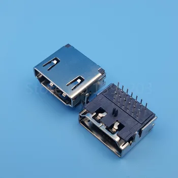 50Pcs HDMI Tip a 3Row 19Pin Unghi Drept Feminin Soclu PCB BAIE de Lipire Conector