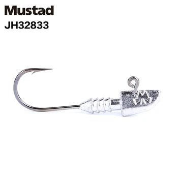 5Packs Mustad 32833 de Pescuit Cârlig Cârlig Ghimpată Jig Duce Capul Tin Cârlig 1# 1/0,2/0,3/0,4/0,5/0# Mare Momeală Pește Momeală de Pescuit Accesoriu