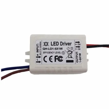 5PCS Curent Constant LED Driver 1-5x1W 300mA 3-16V 1W 3W 4W 5W Externe Lampa SMD COB Alimentare de Iluminat cu Transformator