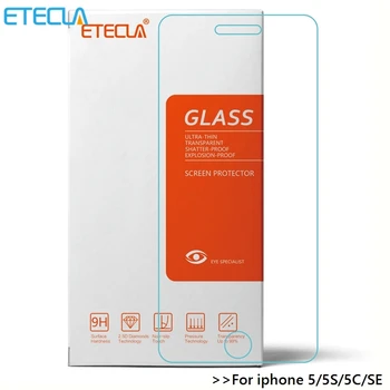 5Pcs Pentru Iphone 5 Sticla Iphone 5s Sticla Pentru I Phone5 Iphone5 I5 5c SE Ecran Protector de Sticla 9h Premium de Film de Sticlă