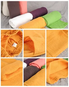 6 culoare Solidă talie Elastic din Bumbac pentru Femei Pantaloni de Vara Lejere Casual Pantaloni Harem Alb Design de Brand Kawaii Drăguț Pantaloni Lungi B102