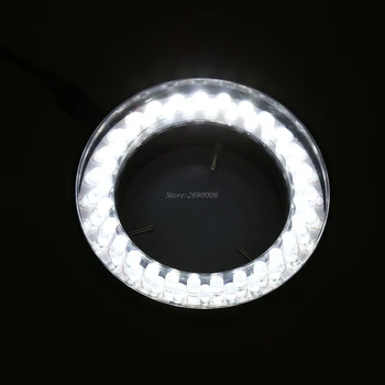 60 LED Inel Reglabil de Lumina lampa Lampa pentru STEREO ZOOM, Microscop Microscop NE Plug JUN13