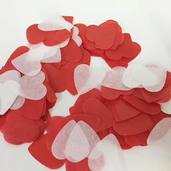 6000pcs Nunta Confetti Țesut Alb Resturi de Hârtie Ziua de naștere Petrecere de Nunta Decorative CraftsTable Risipește Balon Decor