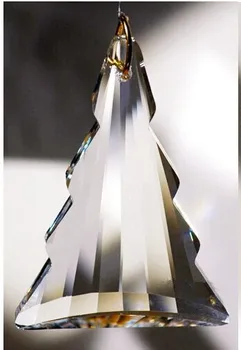 60pcs/lot 76mm candelabru de cristal prisma ornament pandantiv agățat X-ams copac de iluminat din cristal pandantiv