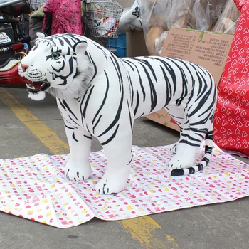 63cm Lungime de Simulare Animal Tigru Păpușă Jucărie Stație de Tigru de Pluș Papusa Cadouri pentru Anul Nou Jucării pentru Băieți Juguetes Brinquedos