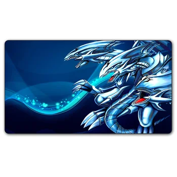(#65 YGO Playmat) 14x24 Cm YU-GI-OH 3 Cap de Dragon de Gheață Covoraș de Joacă Board Games YuGiOh Card Jocuri de MGT de Masă Pad Gratuit Geanta Cadou