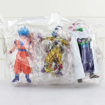 6pcs/mult Dragon Ball Z Figurine Son Goku Dragon Ball Gogeta Super Saiyan Colecție de Jucării